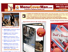 Tablet Screenshot of menucoverman.com